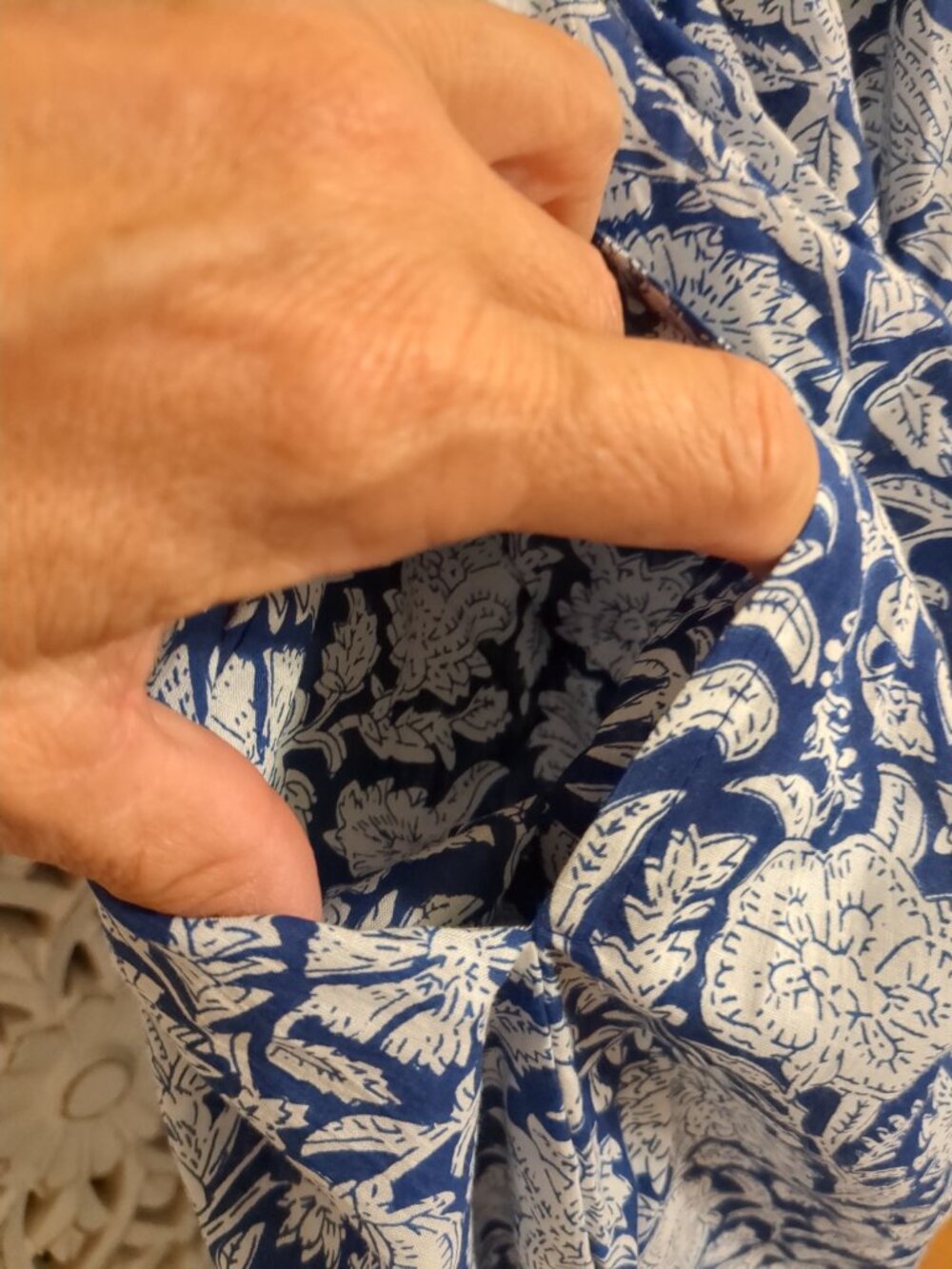 P2P21โ ๐น๐๐น House of Sundar Blue Iris Maya Midi / Maxi Dress - Picture 12 of 12